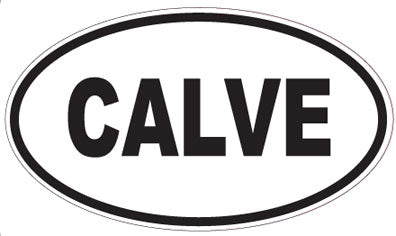 CALVE - Oval Magnet