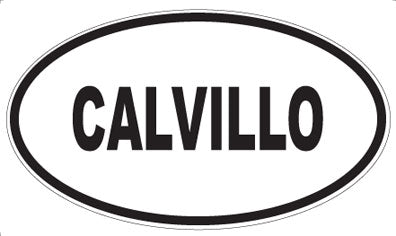 CALVILLO - Oval Magnet