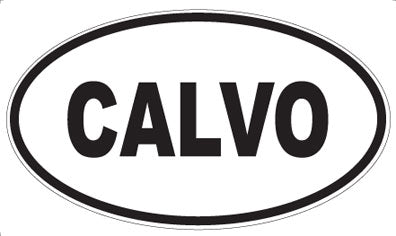 CALVO - Oval Magnet