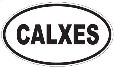 CALXES - Oval Sticker