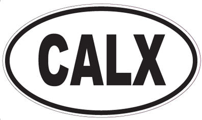 CALX - Oval Sticker