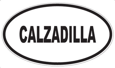 CALZADILLA - Oval Sticker