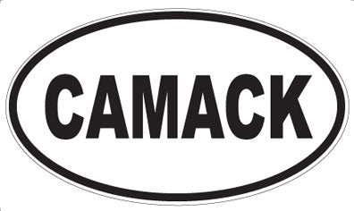 CAMACK - Oval Sticker