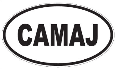 CAMAJ - Oval Sticker