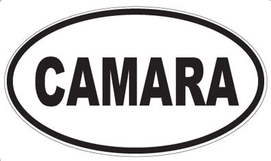 CAMARA - Oval Magnet