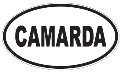 CAMARDA - Oval Sticker