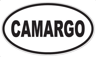 CAMARGO - Oval Magnet