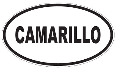 CAMARILLO - Oval Magnet