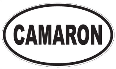 CAMARON - Oval Magnet