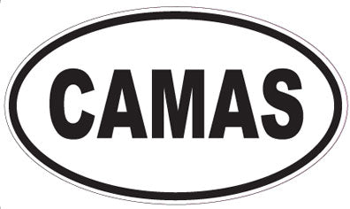 CAMAS - Oval Sticker