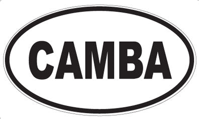 CAMBA - Oval Sticker