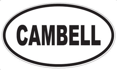 CAMBELL - Oval Magnet