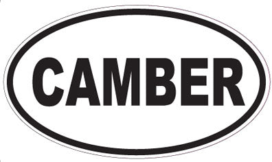 CAMBER - Oval Sticker