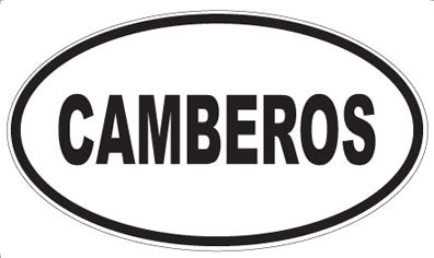CAMBEROS - Oval Sticker