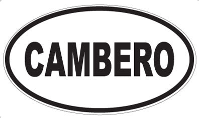 CAMBERO - Oval Magnet