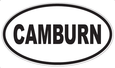 CAMBURN - Oval Magnet