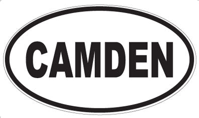 CAMDEN - Oval Sticker