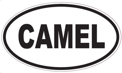 CAMEL - Oval Sticker