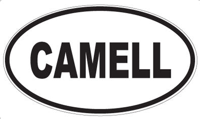 CAMELL - Oval Sticker
