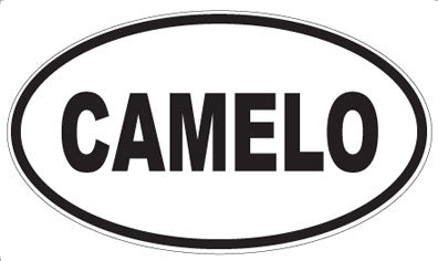 CAMELO - Oval Sticker