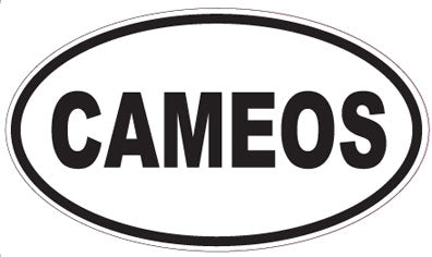 CAMEOS - Oval Sticker