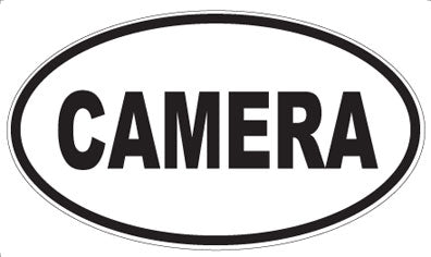 CAMERA - Oval Magnet