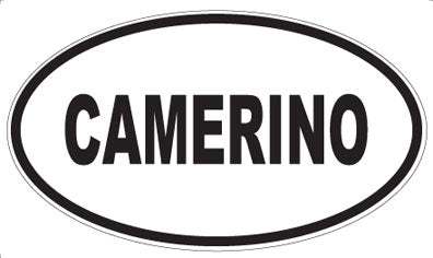CAMERINO - Oval Magnet