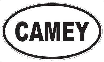 CAMEY - Oval Sticker