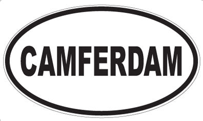 CAMFERDAM - Oval Sticker