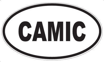 CAMIC - Oval Sticker