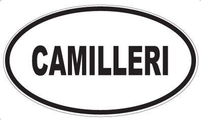 CAMILLERI - Oval Magnet