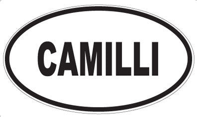 CAMILLI - Oval Sticker