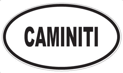CAMINITI - Oval Magnet