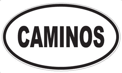 CAMINOS - Oval Sticker