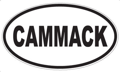 CAMMACK - Oval Magnet
