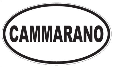 CAMMARANO - Oval Magnet