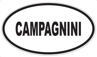 CAMPAGNINI - Oval Sticker
