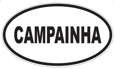 CAMPAINHA - Oval Magnet