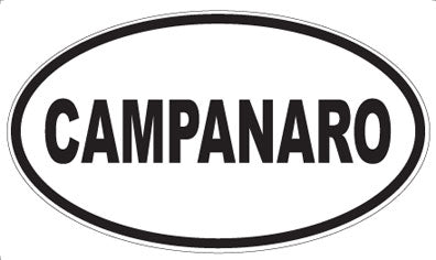CAMPANARO - Oval Magnet
