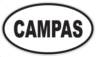 CAMPAS - Oval Sticker