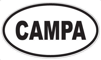 CAMPA - Oval Magnet