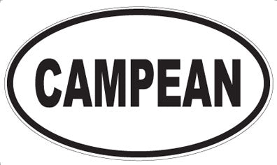 CAMPEAN - Oval Magnet
