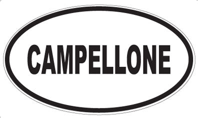CAMPELLONE - Oval Sticker