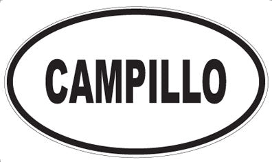 CAMPILLO - Oval Sticker