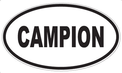 CAMPION - Oval Sticker