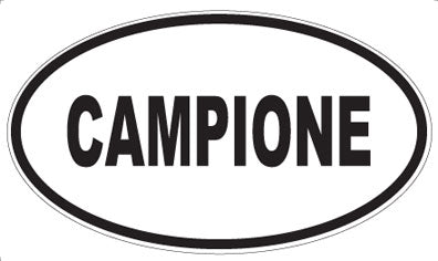 CAMPIONE - Oval Magnet