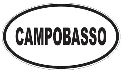 CAMPOBASSO - Oval Magnet