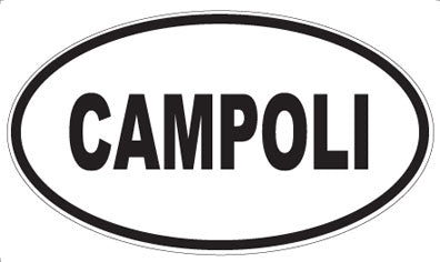 CAMPOLI - Oval Sticker