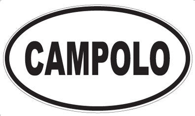 CAMPOLO - Oval Sticker