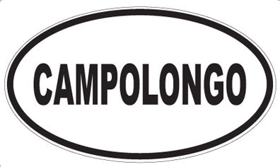 CAMPOLONGO - Oval Magnet